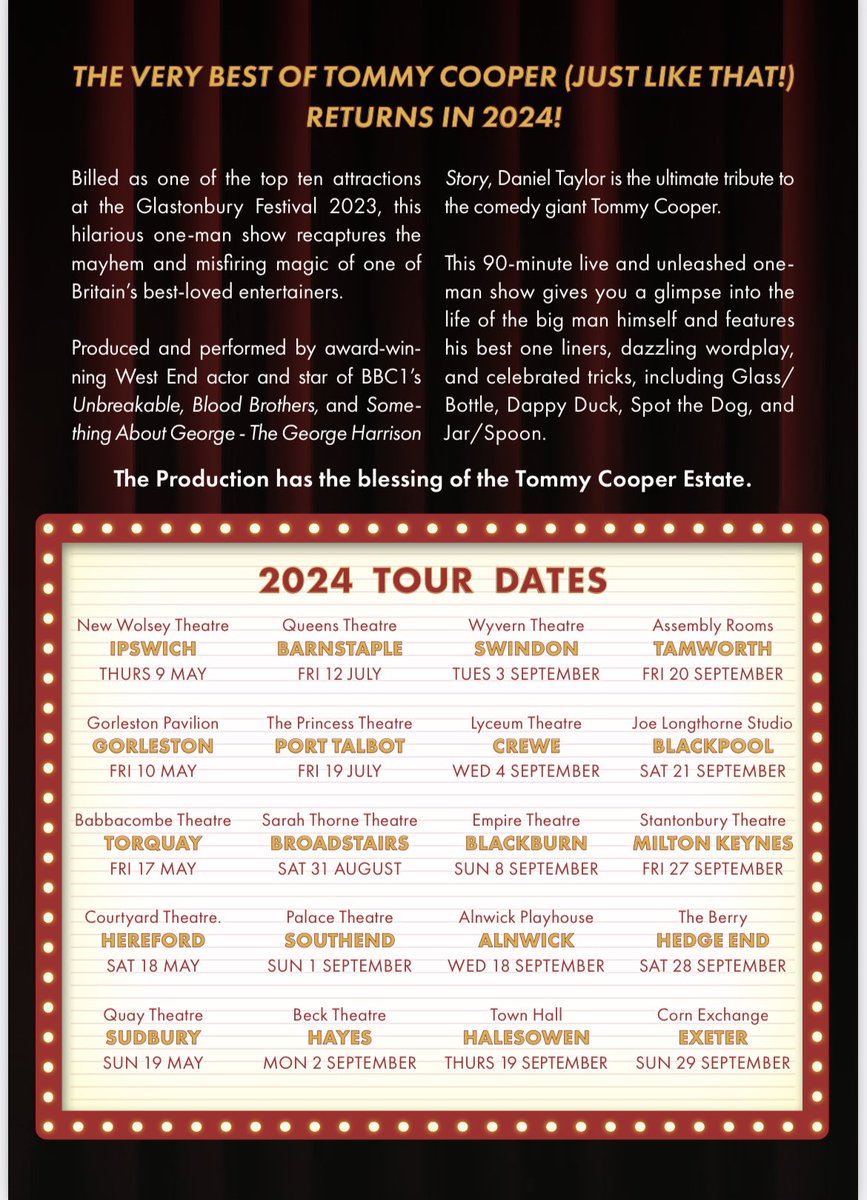 Daniel Taylor Productions Ltd tweet media