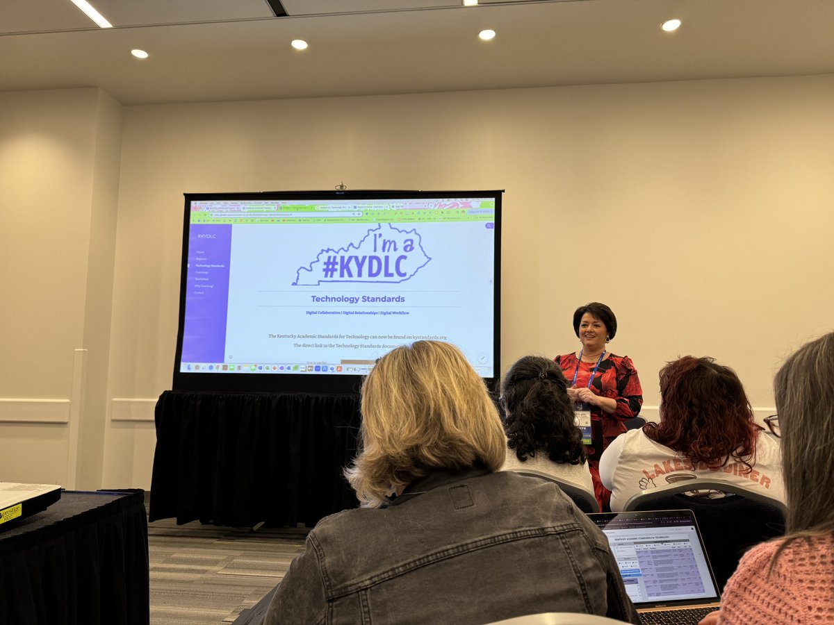 I have never considered the connections between KAS technology standards, portrait of a learner, and deeper learning. So many great ideas and resources for addressing the KAS technology standards! Thank you @lraganas! #KySTE24