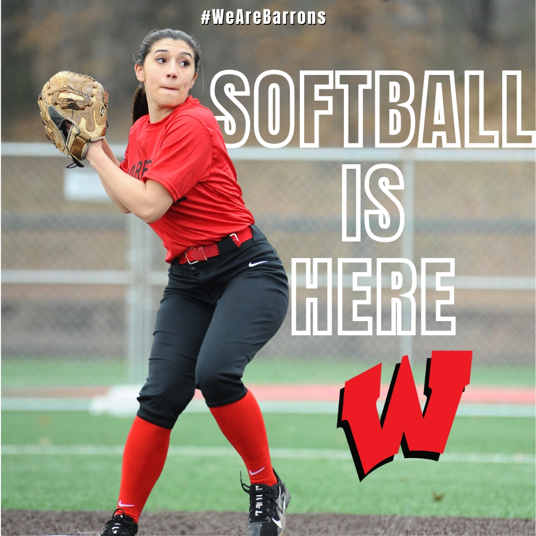 SOFTBALL. IS. HERE! After a long offseason, we've finally made it to tryouts! Tryouts will take place today and tomorrow after school. Players should meet in the gym before we head up to the fields! Don't be late! We will see you there! #WeAreBarrons