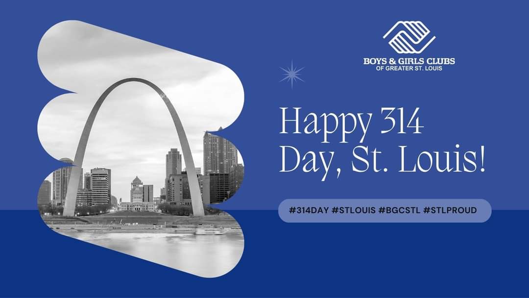 Happy 314 Day St. Louis! Tell us you are from St. Louis, without telling us you are from St. Louis!  #bgcstl #stlmade #stlouis #314day #teens #youth #stlproud