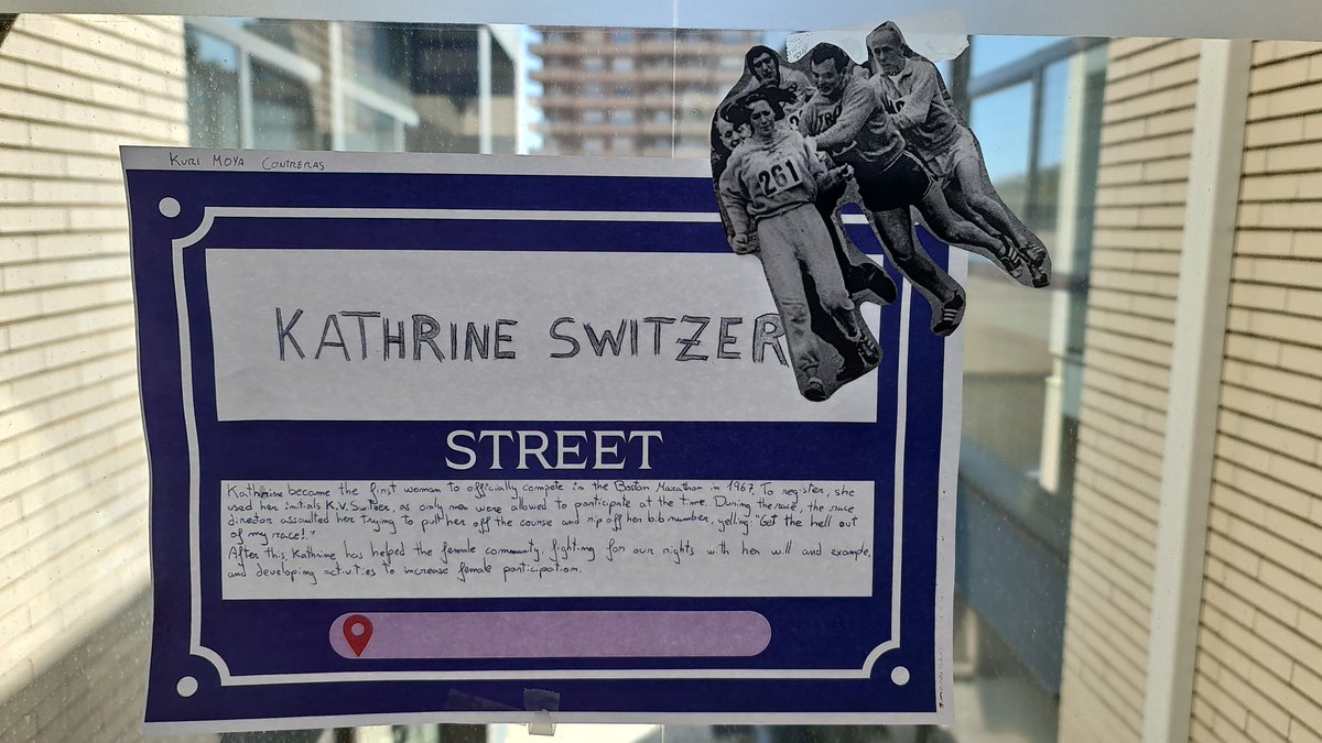 jjsiscar's tweet photo. Very proud of my students! We have devoted different streets to a wide array of women. https://t.co/DAtl7LFYXo