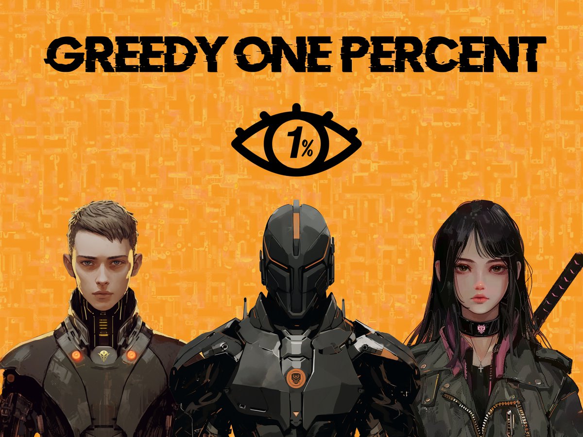 Greedy One Percent 👁️ tweet media