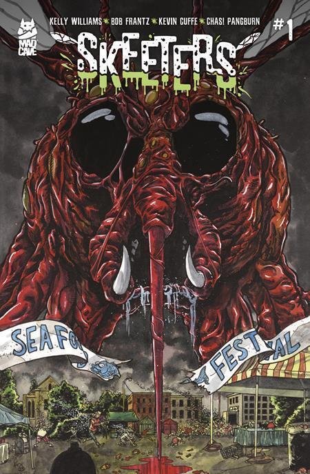 Skeeters #1-4 @MadCaveStudios W:@Kevin_Cuffe & Bob Frantz A:@TreeBeerd L:@chasexclamation Feels like reading a 70's creature feature B movie, fans of that genre of horror will get a kick out of this as will fans of horror humour comics open.substack.com/pub/theupshoti…