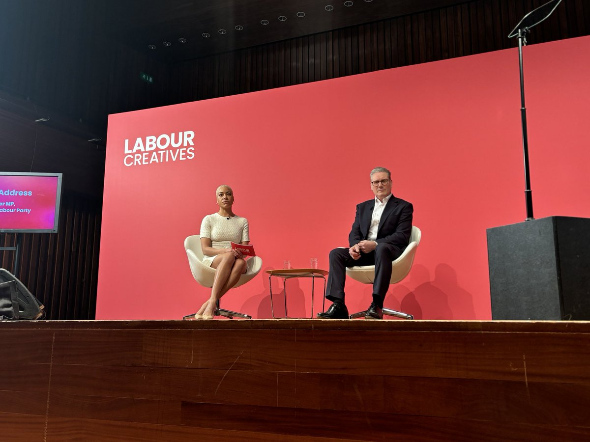 FashionRoundTab's tweet photo. @FashionRoundTab CEO @TamaraCincik and two Board members on the FROW at the @UKLabour creatives event today in London. Great to hear @Keir_Starmer @bphillipsonMP @RachelReevesMP show their commitment to the UK creative industries #labourcreatives https://t.co/L7CMAehm6s