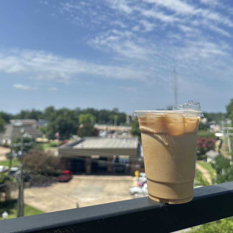 Iced iced coffee.

#eatlocal @umblecoffee #latte #starkvillems #espresso