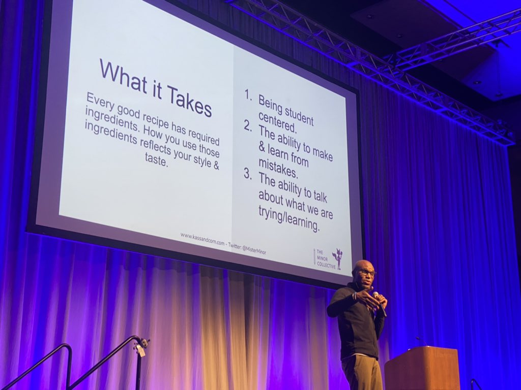 Vinos Kassab (@kassabv) on Twitter photo If you are not willing to make a mistake in public, you are not an innovator. <a href="/MisterMinor/">Cornelius Minor</a> #MACUL2024 If you are not willing to make a mistake in public, you are not an innovator. <a href="/MisterMinor/">Cornelius Minor</a> #MACUL2024