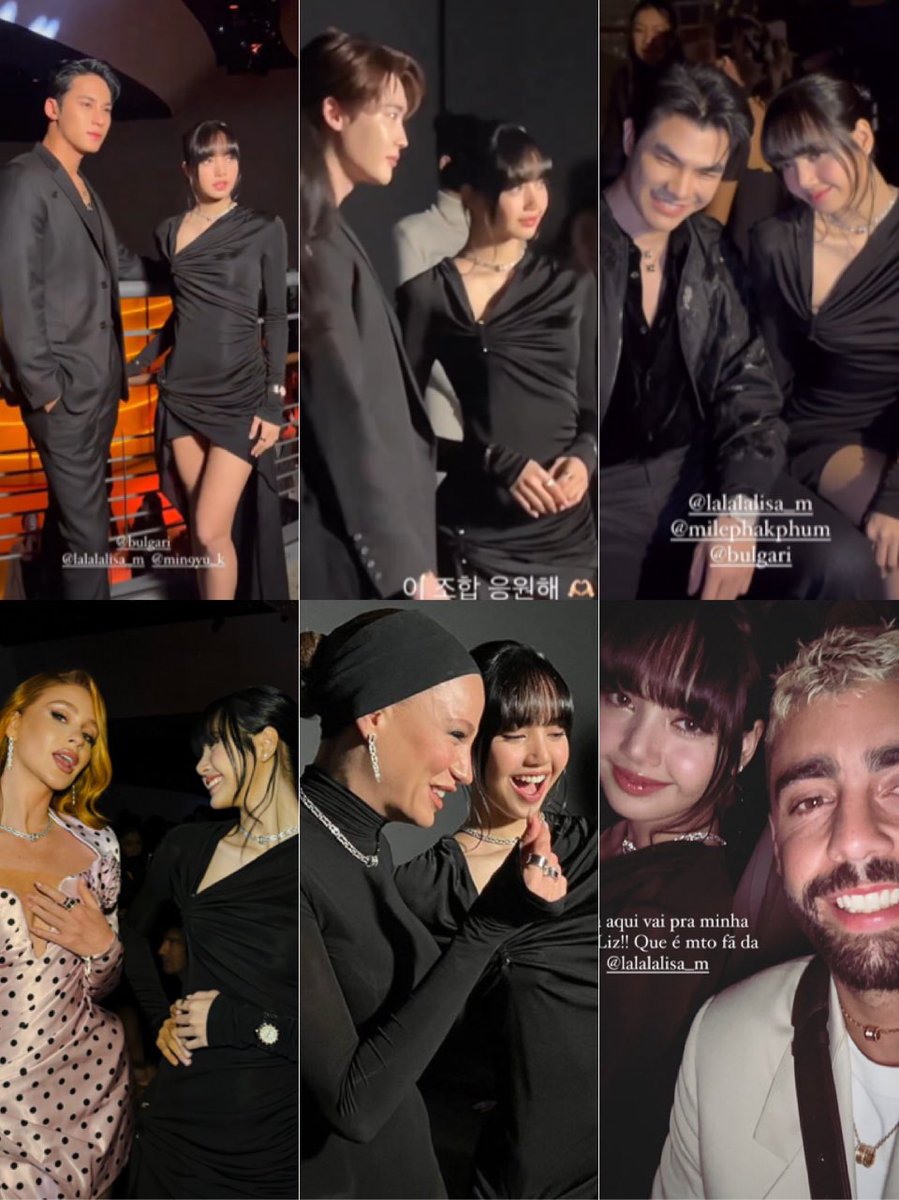 ลิซ่าฟิวเจ้าภาพมาก ถ่ายรูปกับแขกทุกคนในงานแล้วยังเนี่ย 555555555555555555555555

LISA AT BULGARI KOREA
#LISAxBulgariStudio