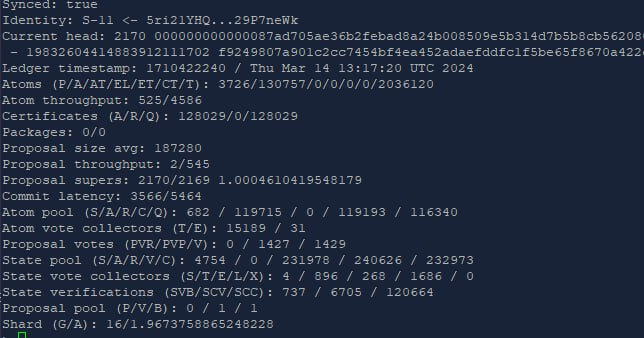 fuserleer's tweet photo. Did a quick 16 shard group community test with #cassie this morningπ
Achieved a constant 4k #tps, exactly twice yesterdays 8 shard group 2k #tps test
Some grabs from different community machines showing peaks up to 4.5k #tps
#linearscale #radix $xrd #Crypto https://t.co/H8nfd6QY18