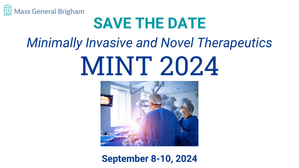 It's time to save the date. MINT 2024 registration is coming soon. Again in the fall in beautiful Boston. If you want to improve your POEM, endoflip, foregut surgery game, join us. This year we will have a special session for MINT biliary. Eus drainage, lapCBDE, and more 🍂🍂