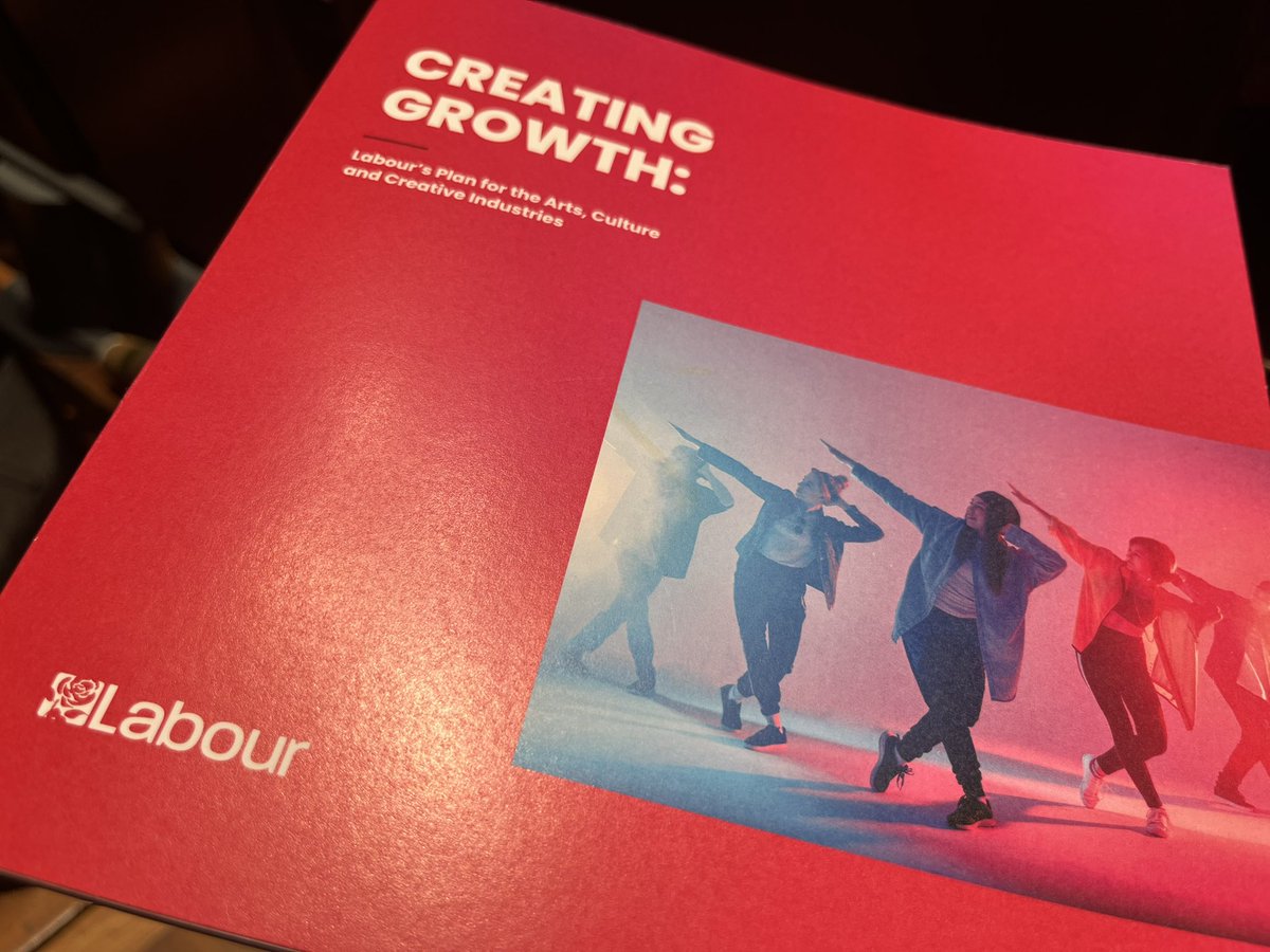 Really proud to be here today to hear this plan for the future of the #creativeindustries in UK - collaboration between creativity, technology and science and the arts is clear in this vision, and even acoustic engineering got mentioned in @Keir_Starmer’s address