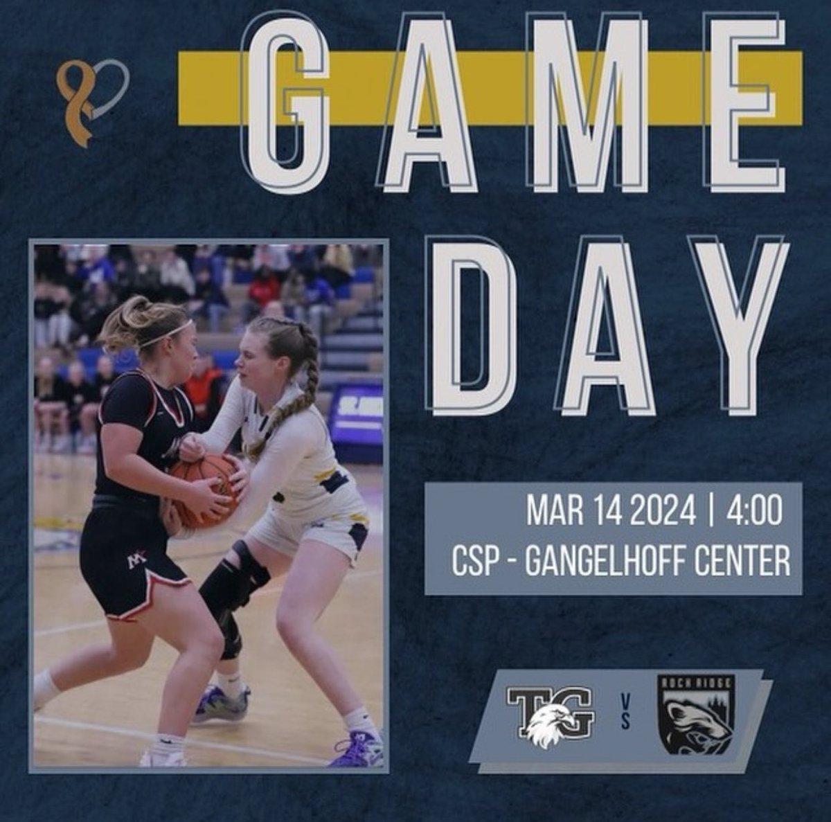 🚨Class AAA - State Consolation Semifinal! 🦅 🏀 vs. Rock Ridge ⏰ 4:00pm 📍 Concordia University, St. Paul - Gangelhoff Center 💻 prepspotlight.tv/MSHSL #FightwithPhil