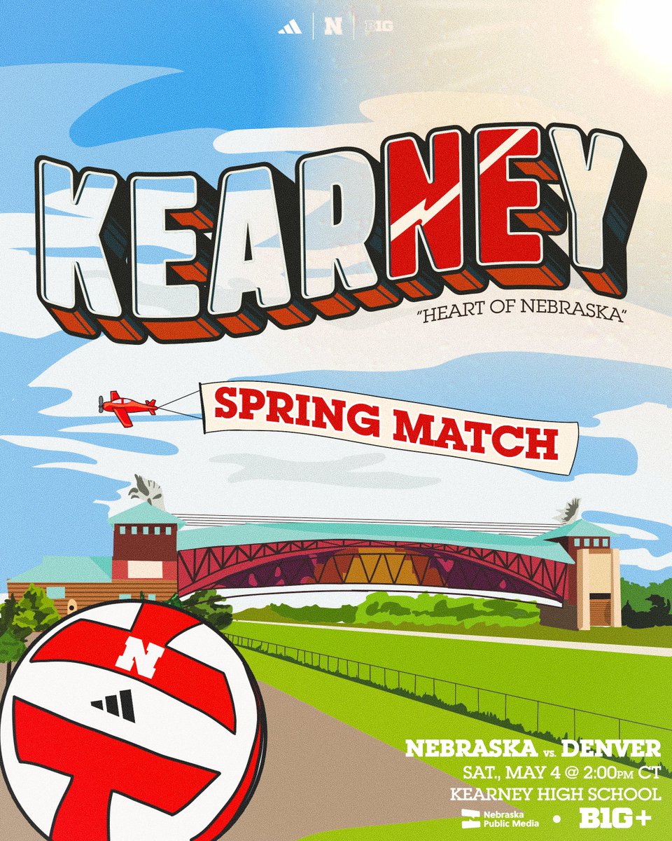 Spring ball awaits in Kearney! 🌸🏐

The Huskers will take on Denver in the 2024 Spring Match!

ℹ️ : go.unl.edu/uhqt