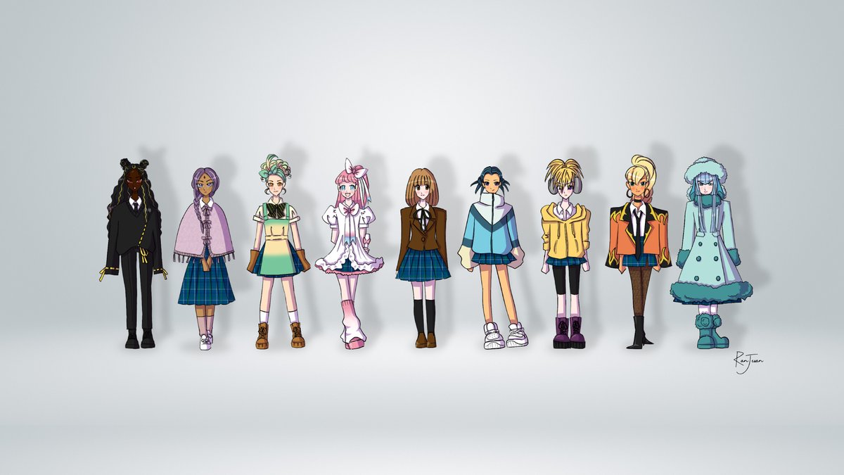 Ran__Juan's tweet photo. Eevee in High School

🧜🏻‍♀️- นักกีฬาว่ายน้ำ
⚡️- สาวไอที
🔥- สาวร็อค
👁️‍🗨️- สาวมู
🌙- เด็กหลังห้องไม่ค่อยเข้าเรียน
🌱- ชมรมเพาะปลูก
❄️- ลูกคุณใส่เฟอร์ทุกวัน
🧚🏻‍♀️- ไอดอลชื่อดัง
👶- ขึ้นม.ปลายวันแรก

#Eevee #Pokemon #イーブイ
#ポケモン #Pocketmonsters #Eeveelution #pokemonfanart https://t.co/GW2P5wgn69