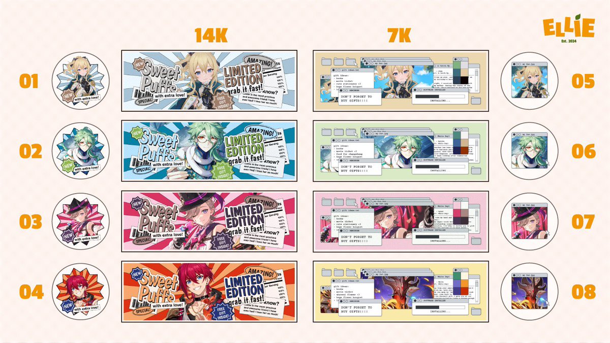mangomaitaii's tweet photo. reposts are appreciated!

malam semuanya, ellie bawain layout spesial white day nih! bisa ditake dari skrg via dm, dan jangan lupa mention after dm ya! btw skrg aku udah bisa qris loh :D jd yuk jajan hehe 😋

#zonauanh #zonaba https://t.co/TI4Ha9rHQu