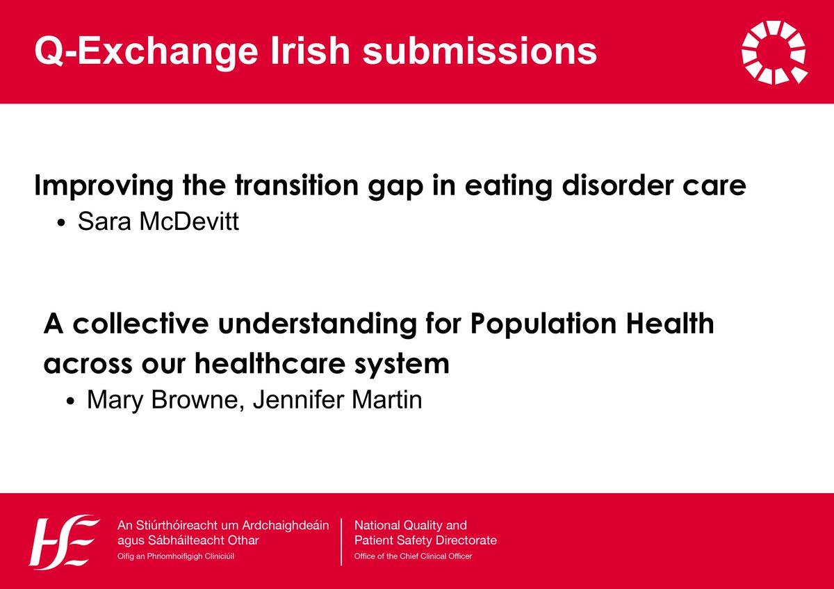 📢Calling all #QCommunity members!
There are 6 proposals from Ireland for this year's #QExchange programme, each aiming to receive up to £40k funding.
We need your help to shape these ideas into projects! ⏰Share your feedback by 20th March⬇️
q.health.org.uk/get-involved/q… 
@aoife_db