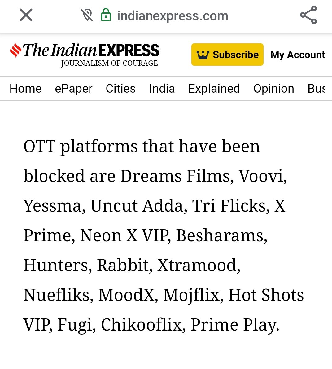 CyberIAwareness's tweet photo. }Look, If they are violating #IT act section 292, 293, section 67A, and #IT Rules 2021, 3(1b),

So there should be penalty on them as per #IT act 2000, to the owner/models/creater etc.

}Bcoz  if @MIB_India don't penalized them, then they will come again with new app.

List 👇1/3 https://t.co/FutF8omBeB
