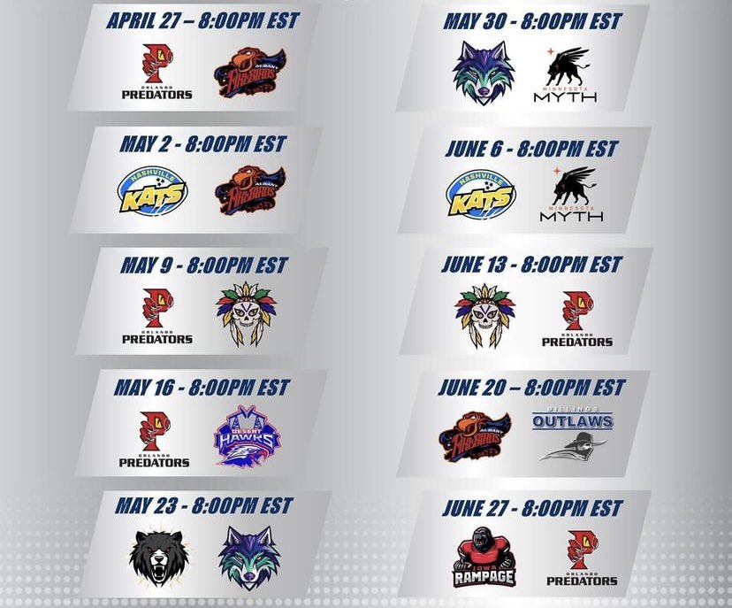 NEW: The Arena Football League announced 30+ games this season and select matchups will be available to watch on NFL Network and stream on NFL+ @arenainsider