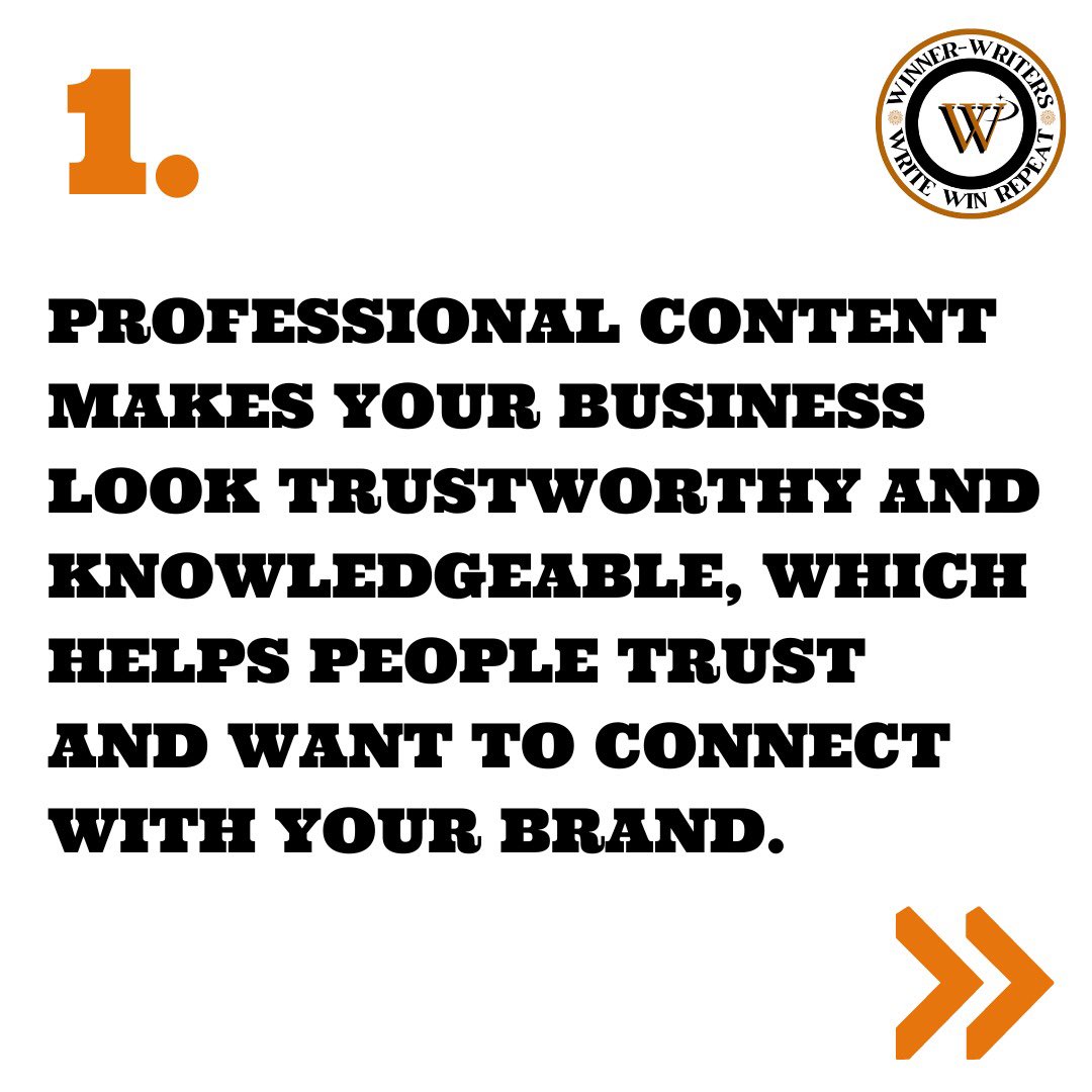 WinnerWriters's tweet photo. Hiring a professional writer for your business can be one of the smartest decisions you make. Here's why

#businessgrowth #contentforsuccess #winnerwriters #contentcreation #copywriting #contentwriting #writer #writingservice https://t.co/8alwpT9fpS