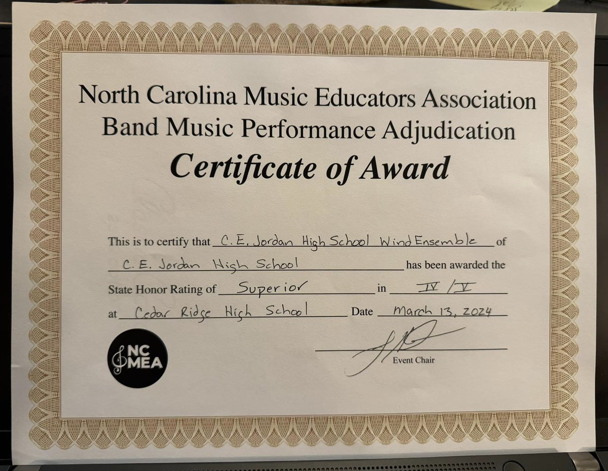 Our Wind Ensemble is back from MPA with straight superior ratings and straight As in all captions💯🎉 It has been such a rewarding experience preparing this repertoire for our performance. Thanks to everyone involved in planning and running the event!