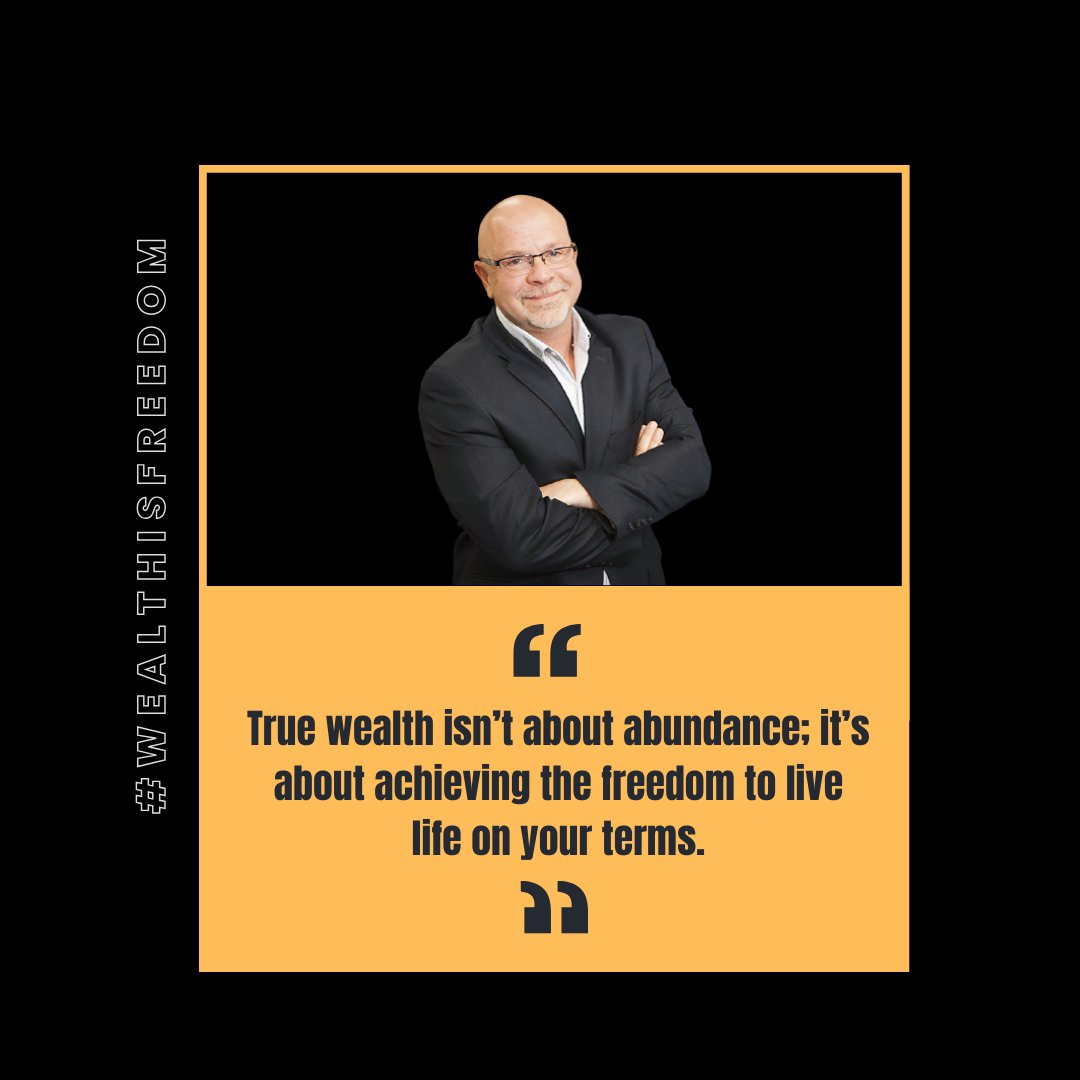 What is your definition of wealth?

#financialtips #successquotes #financialquotes #qotd #success #financialpodcast #podcast #financeguy #financialindustry