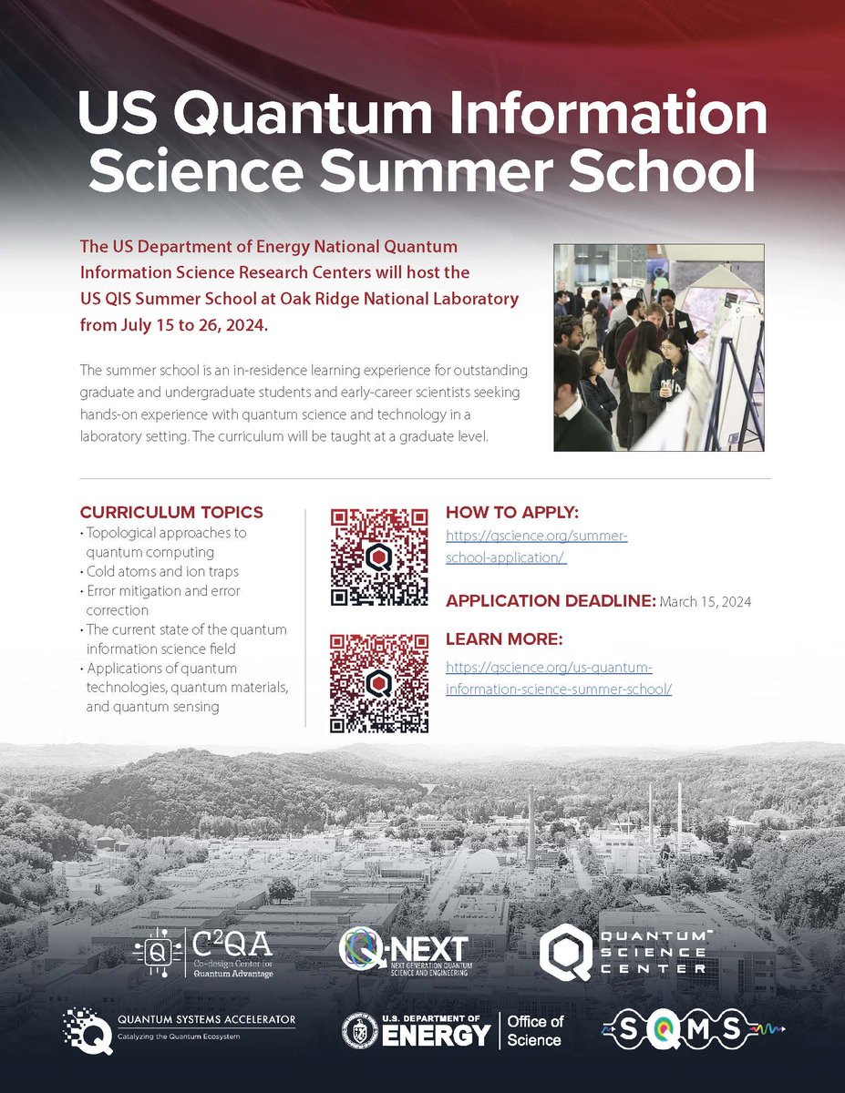 There’s still time to apply for the US QIS Summer School! bit.ly/427sgph