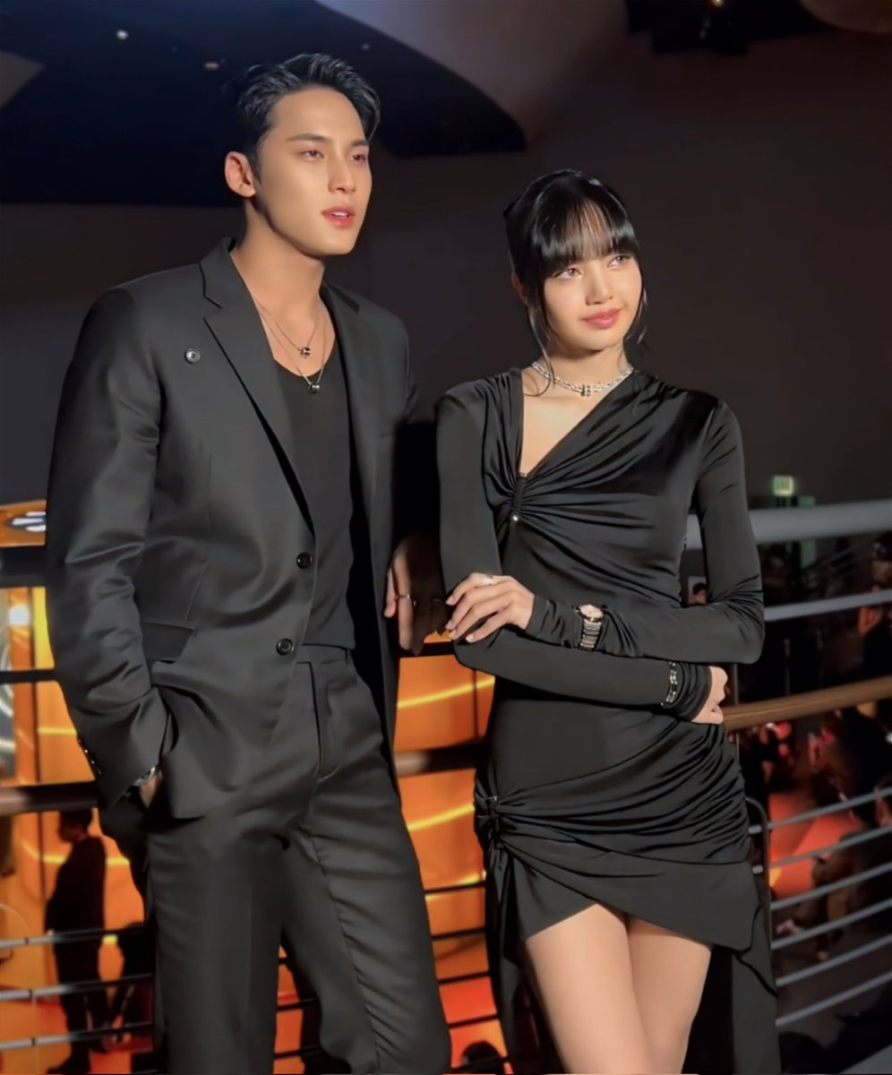 [HD] Lisa and Mingyu LISA AT BULGARI KOREA #LISAxBulgariStudio