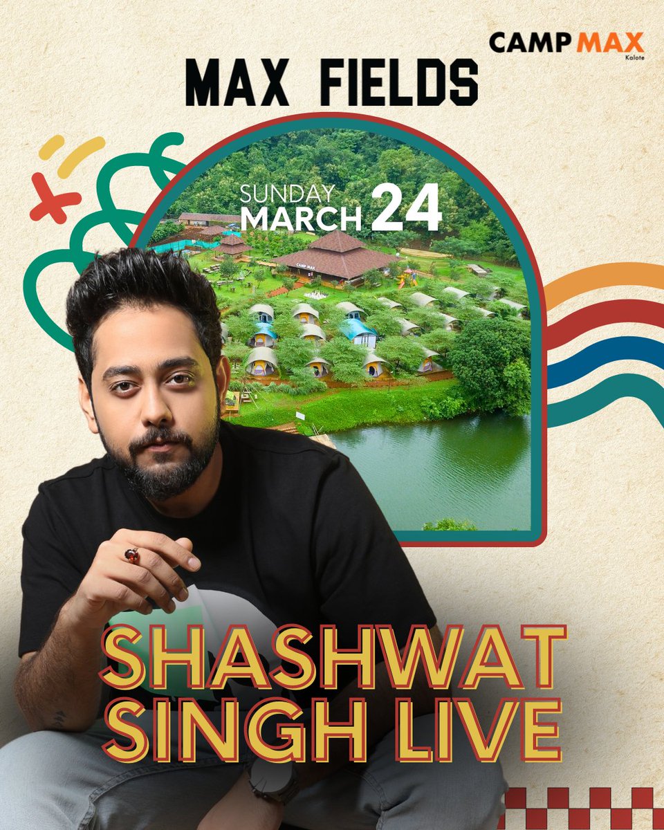 thecampmax's tweet image. Get ready to turn up the volume! 📷 Join us for an unforgettable night as Shashwat Singh takes center stage. It’s going to be an absolutely blast! 📷
Book your spot now!
.
.
.
#CampMax #MaxFields #HoliWeekend #HoliCelebration #LivePerformance #ShashwatSingh #RainDance #HoliHai
