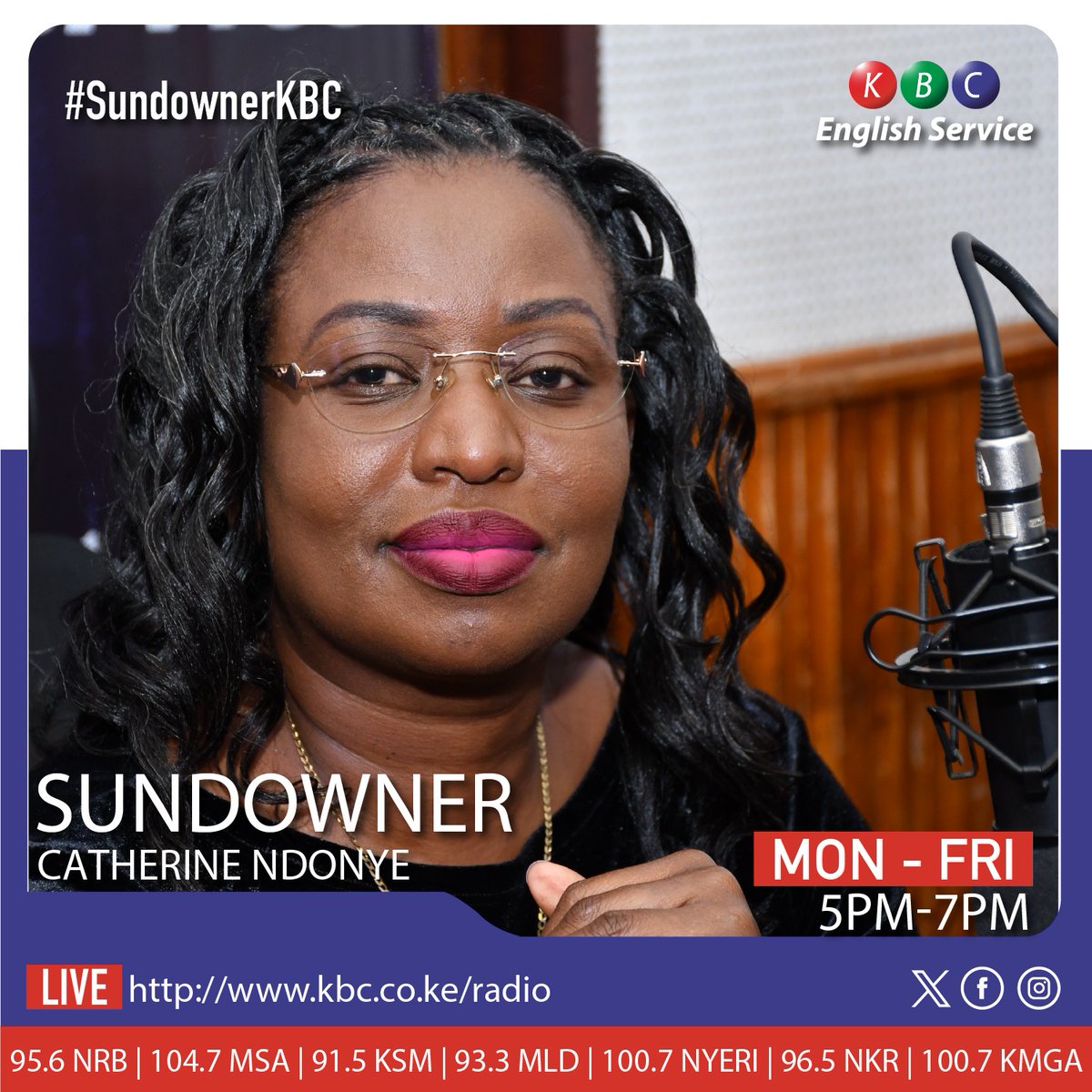 “Don’t wait for Friday to be happy. Find joy and gratitude every Thursday.” #SundownerKBC is the perfect joint. On @kbcenglish LIVE: kbc.co.ke/radio/