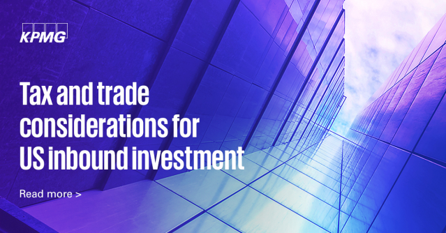 Gain valuable insights on US real property investment, existing US operations acquisition, & information to help foreign investors understand trade & tax legislative and regulatory requirements. Read this #KPMGTax guide for more: #CorporateTax #inboundtax bit.ly/3wV05OI