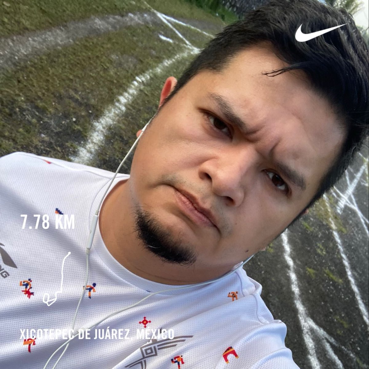 Corrió 7.78 kilómetros con Nike⁠ Run Club #TocinoTeam 🥓🏃🏻‍♂️💪 fake it till you make it 😔😔 #NTC #NRC ⁦@ComuniRunners⁩ ⁦@ManicomioRunner⁩