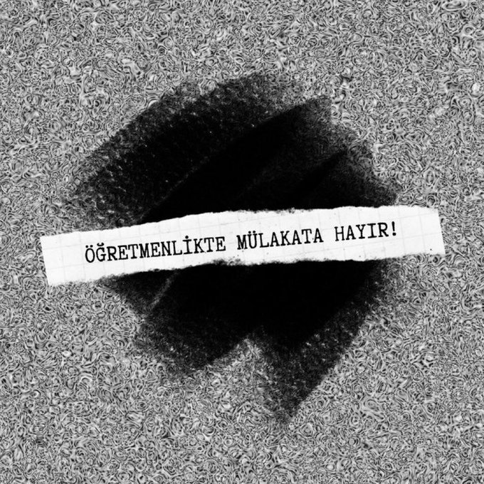 marryaemin's tweet photo. Öğretmenler mülakata karşı  
#mülakatvarsatekinistifa https://t.co/3HfodCbjtS