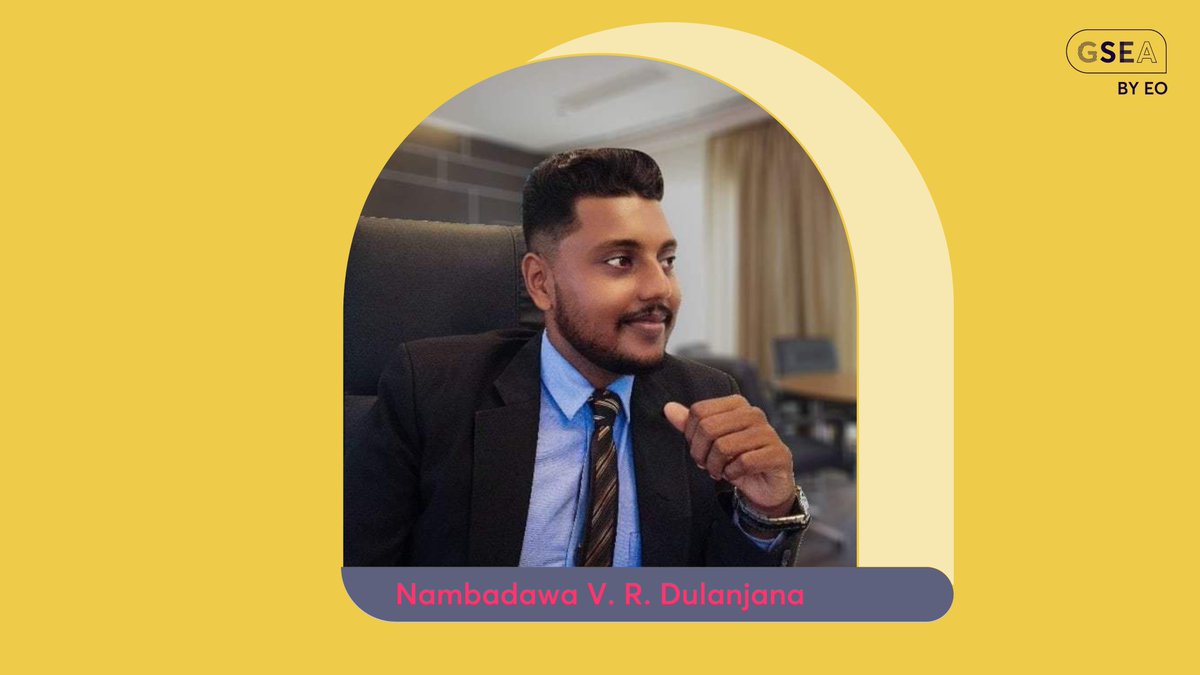 Meet Nambadawa V. R. Dulanjana from #EO Sri Lanka, who is championing Jack Fruit Ceylon! They aim to harness the potential of Sri Lanka's abundant jackfruit, crafting innovative products like jackfruit noodles and cereal.🍜 Good luck at the South Asia Global Quarter Finals! #GSEA