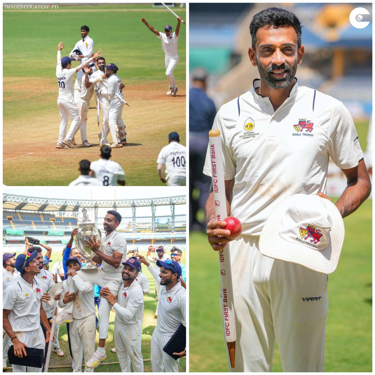 What a way to sign off! 🏏🏆 Congratulations Dhawal Kulkarni for your career and wish you all the best for the second innings ❤️