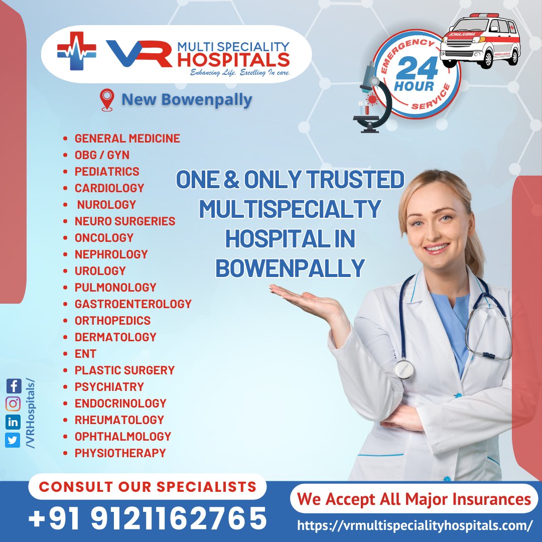 VR_Hospitals's tweet photo. #HealthcareExcellence #ComprehensiveCare #MedicalSpecialties #24x7Service #HealthAndWellness #VRMultiSpecialityHospitals #YourHealthMatters #MedicalCare #HealthyLiving #ExpertiseInHealth #WellnessJourney #FamilyHealthcare #HealthForAll #StayHealthy #MedicalInnovations https://t.co/BqdO7kY6Jd