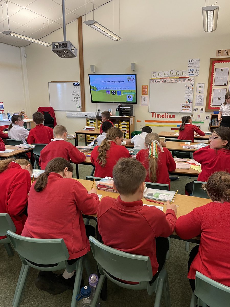 @NFUEducation Year 5 and 6 are completing their Farmer Profiles in preparation for the Science Week Live Farming Lesson! #TeamBrigg