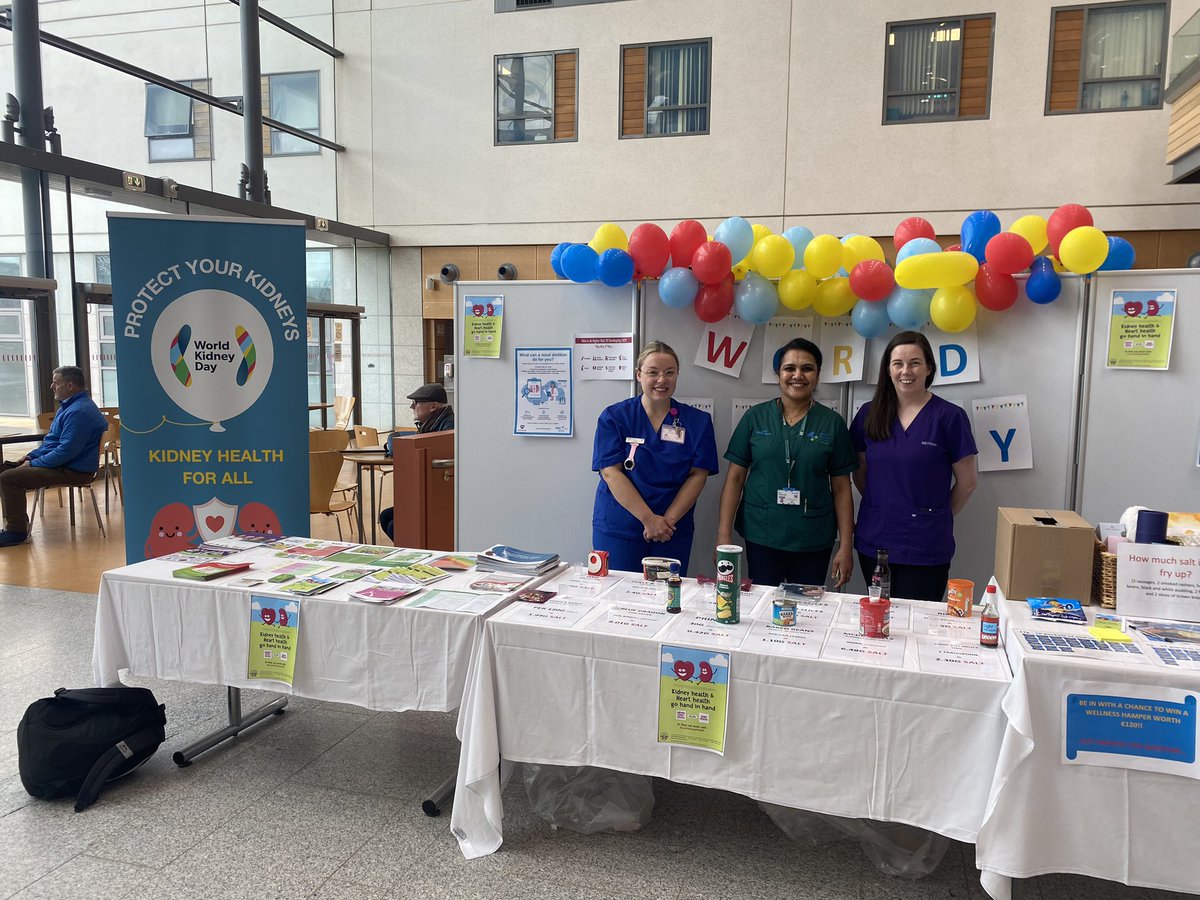 Aisling Stapleton (@ash_mairead) on Twitter photo Celebrating #WorldKidneyDay at MRHT. Our staff & visitors are guessing how much salt is in an Irish fry!? π½οΈ We are excited to have our hands on the new <a href="/irishkidneyRDs/">Irish Kidney Dietitians</a> infographic @DMHospitalGroup <a href="/IrishKidneyAs/">Irish Kidney Association</a> <a href="/worldkidneyday/">World Kidney Day</a> Celebrating #WorldKidneyDay at MRHT. Our staff & visitors are guessing how much salt is in an Irish fry!? π½οΈ We are excited to have our hands on the new <a href="/irishkidneyRDs/">Irish Kidney Dietitians</a> infographic @DMHospitalGroup <a href="/IrishKidneyAs/">Irish Kidney Association</a> <a href="/worldkidneyday/">World Kidney Day</a>