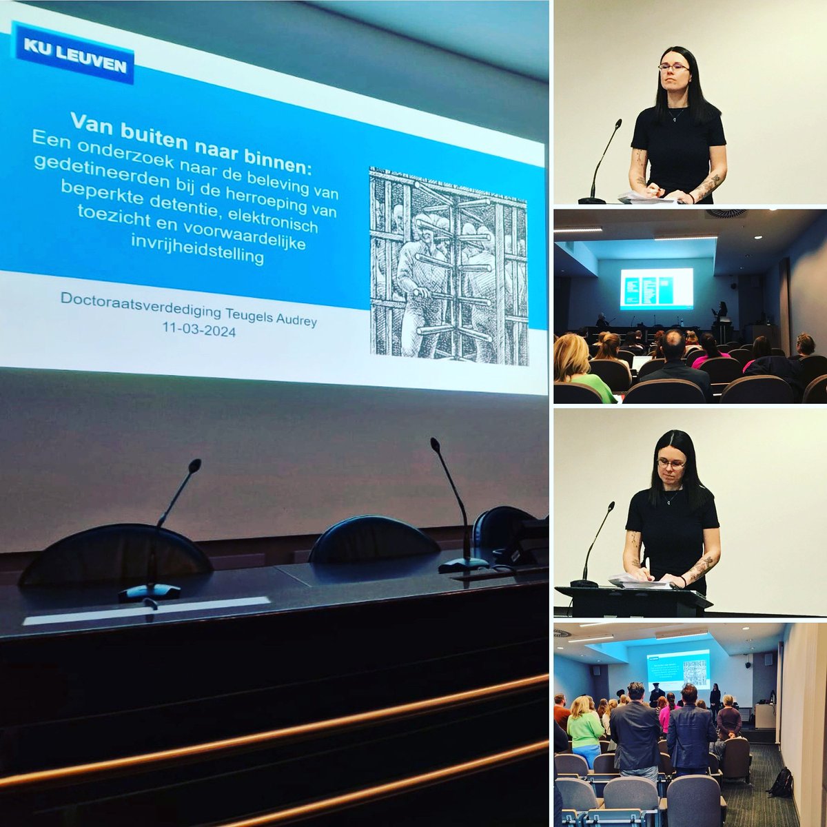 Monday I defended my PhD study titled ‘Back behind bars: an empirical study into the experience of prisoners in the recall of semi detention, electronic monitoring and conditional release’. The jury awarded me the degree of doctor of criminological sciences. <a href="/LINCriminology/">LINC</a>