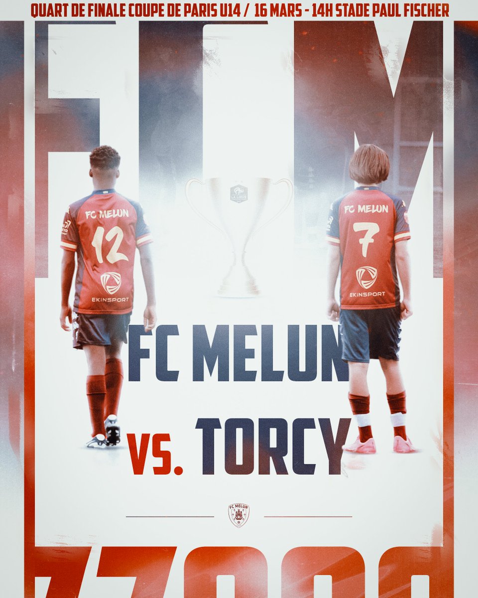 📷 U14 - Quart de finale de coupe de Paris ! 📷

📷 Ce samedi 16 mars à 14h00, nos jeunes U14 de la génération 2010 entrent en lice pour les quarts de finale de la Coupe de Paris face à Torcy.