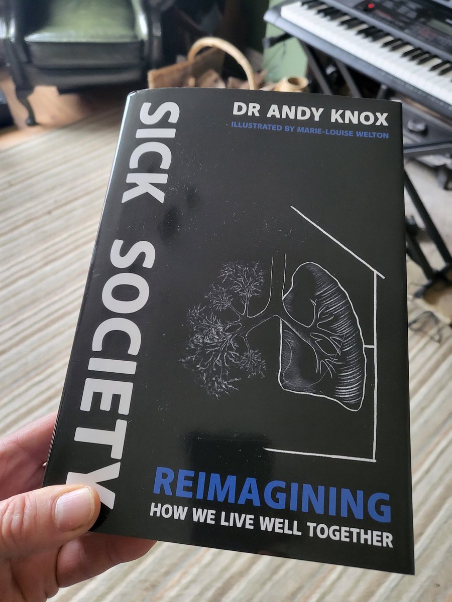 Excited to receive this in the post yesterday, the new and fabulously written book by the wonderful @drandyknox exploring our 'Sick society' and how we can find hope and make a difference through revolutionary kindness and love. drandyknox.com/sicksocietybook #sicksociety