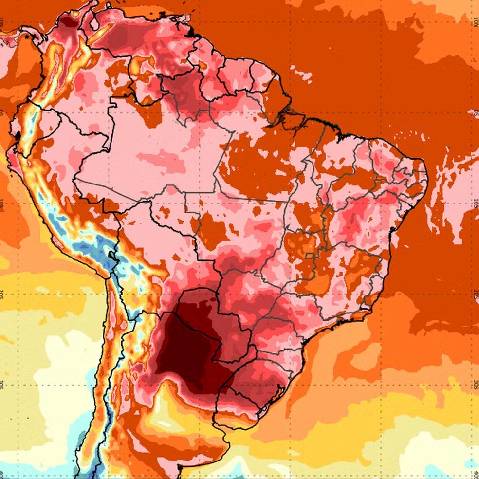 updatecharts's tweet image. PERDEMOS! Terceira onda de calor deve se estender até a próxima semana e temperaturas podem chegar a 40 GRAUS.