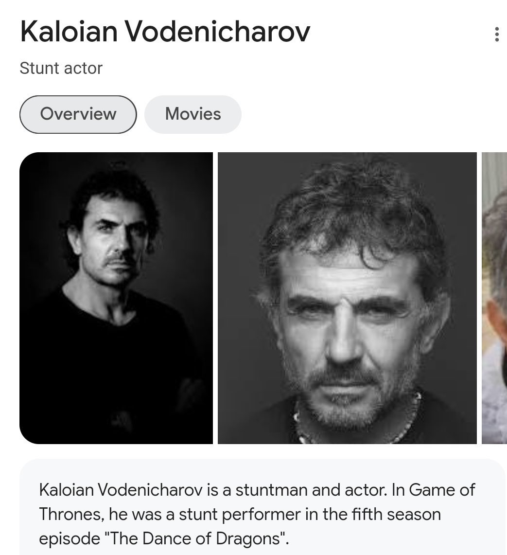 “Game Of Thrones” Stuntman - #Kaloianvodenicharov for AK’s #GoodBadUgly 👌