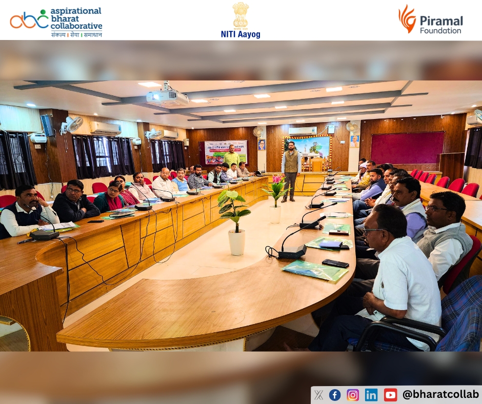 bharatcollab's tweet photo. Our team co-led a workshop in #Balrampur, UP, with 40 Pradhans &amp; 10 Sachivs from the #aspirationalblock Shridattganj. Guided by #CDO Sanjeev Kumar Maurya, we focused on #GPDP, #GPPFT &amp; #LSDG, aiming for model #Panchayats through #communityplanning &amp; #lowcostinterventions. https://t.co/F58k8LQTfu
