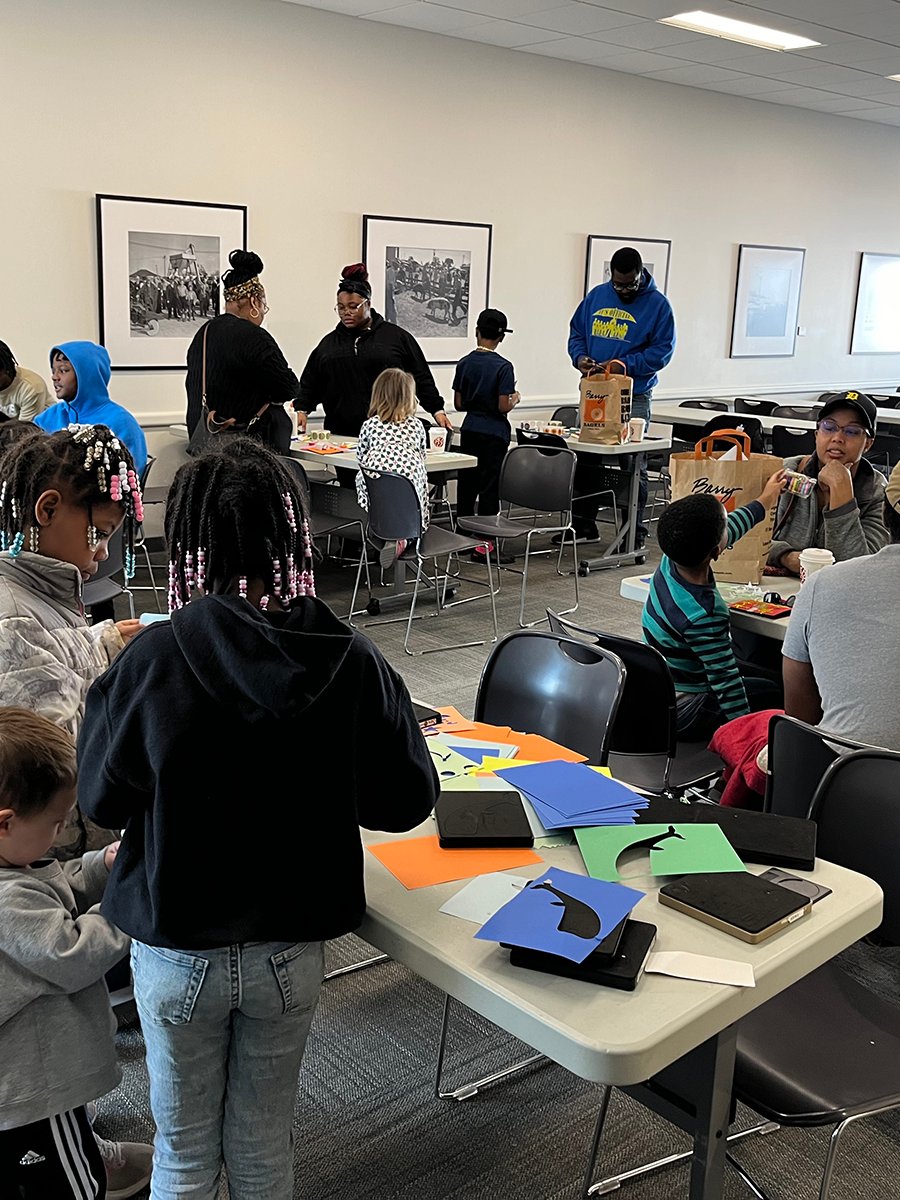 March is National Reading Month and the Family Enrichment Program took a visit to the Westgate branch of the Ann Arbor District Library. Families had the chance to get library cards, check out books and create their own books together—a terrific afternoon of reading fun!