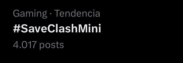 People you already know it but we are trend SO KEEP GOING #SaveClashMini
