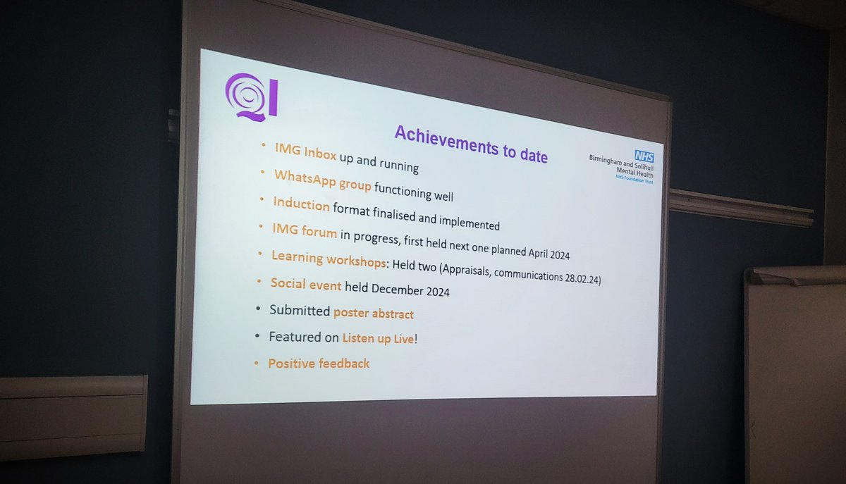 Great achievements for the International Medical Graduates (IMG) Team!🎯Project progress peaks high as QI Lead @TabassumMirza13, Project Lead @Shahnila1478 and the team views the impact of change ideas in the recent Sponsor meeting with Dr Ruth Scally. 🌍⛰️ #QI #BringontheQI