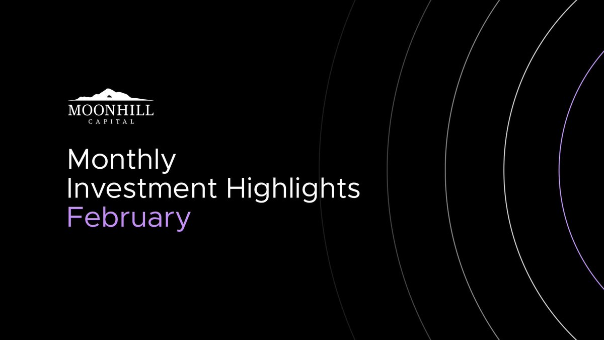 moonhillcap's tweet photo. Monthly Investment Highlights! 🌐

In February, we successfully navigated through 3 cutting-edge projects across Infrastructure and DeFi.

Let's dive deeper into the details of our latest ventures in this short thread.🧵 https://t.co/B5E7rZJqmK