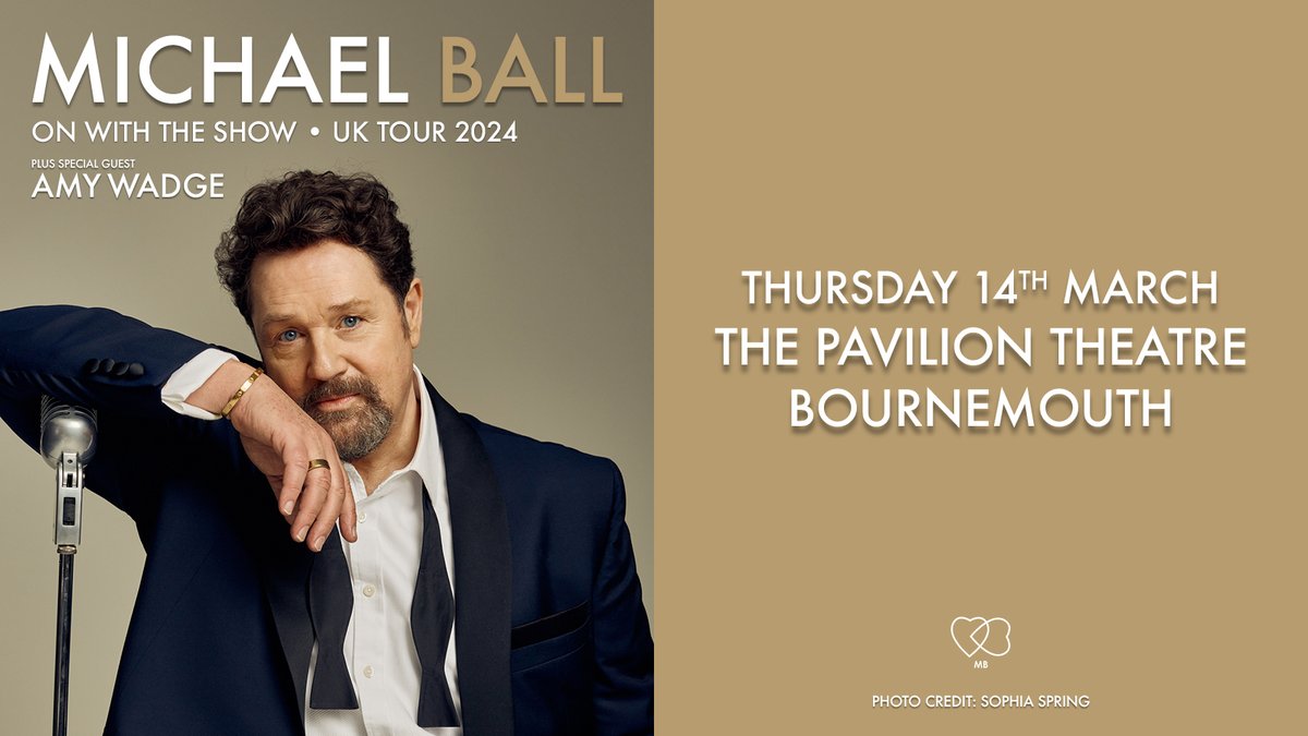 EXTRA TICKETS RELEASED: Additional tickets have been added for @mrmichaelball's show at Bournemouth Pavilion Theatre TONIGHT 🎶 Snap them up while you can 👉 livenation.uk/b9rx50QTerz