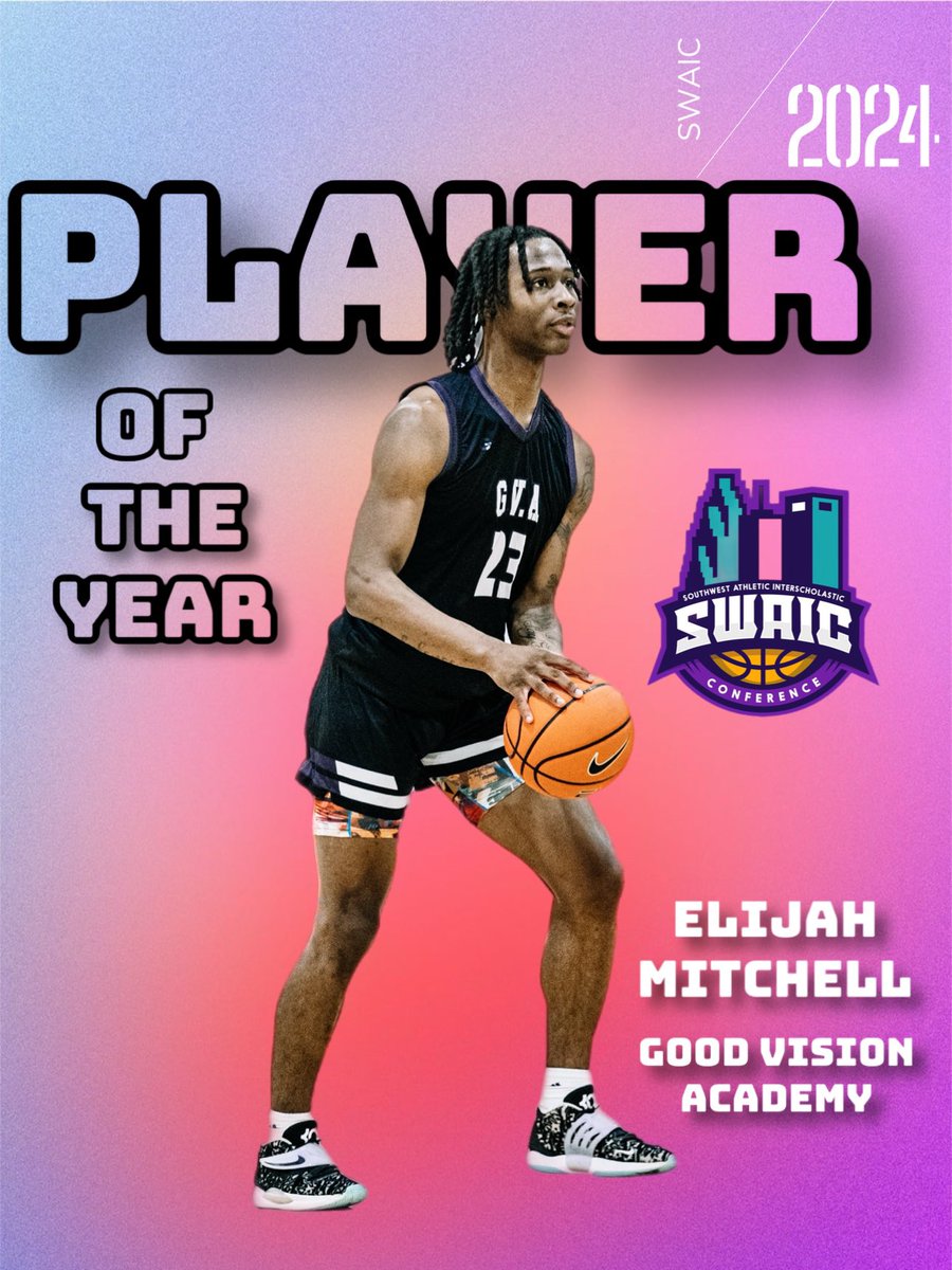 TheSwaic's tweet photo. A clean 🧹 for @GVA_basketball

2024 SWAIC POY- @hoop_elijah23 
2024 SWAIC DPOY- @Tr3ntB21 
2024 SWAIC COY- @CoachDJ__ https://t.co/dmJ3NSZRoX