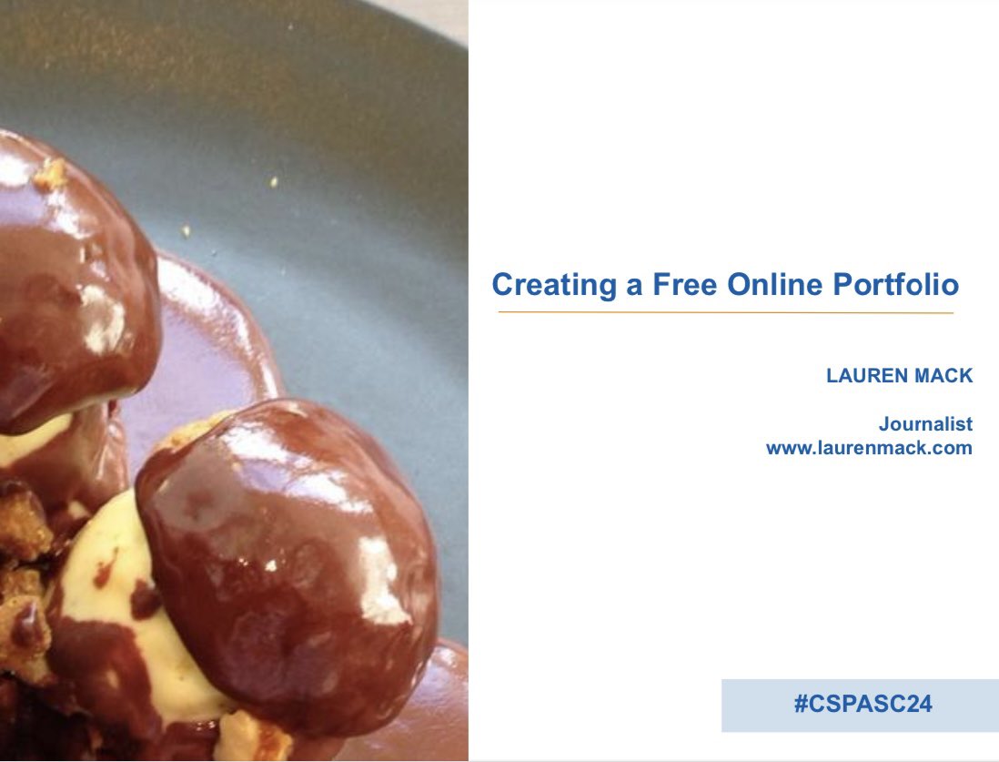Lauren Mack (@lmack) on Twitter photo Starting at 10AM. Learn how to make an online portfolio for free, in under one hour, with no coding during my session <a href="/CSPA/">Columbia Scholastic Press Association</a>’s 100th annual Spring Convention today <a href="/Columbia/">Columbia University</a> #cspasc24 #studentjournalism #scholasticjournalism Starting at 10AM. Learn how to make an online portfolio for free, in under one hour, with no coding during my session <a href="/CSPA/">Columbia Scholastic Press Association</a>’s 100th annual Spring Convention today <a href="/Columbia/">Columbia University</a> #cspasc24 #studentjournalism #scholasticjournalism