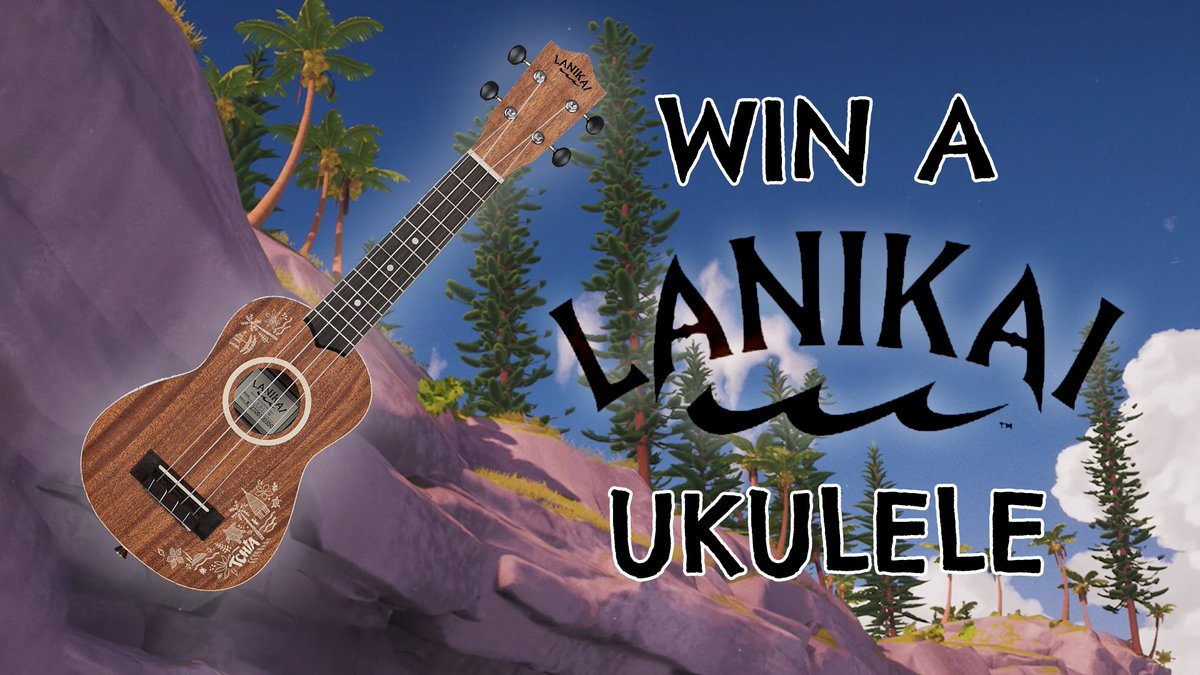 awaceb's tweet photo. WIN a custom Tchia engraved Lanikai LU21-S ukulele!

To celebrate our upcoming Steam launch &amp; mega March Update, we've teamed up with @lanikaiukes to give FIVE lucky winners each a custom Tchia Ukulele!

Entry:
 ✔️ Make sure you're following us!
💜 Like and share this post

🧵 👇 https://t.co/UXREUgwXI4